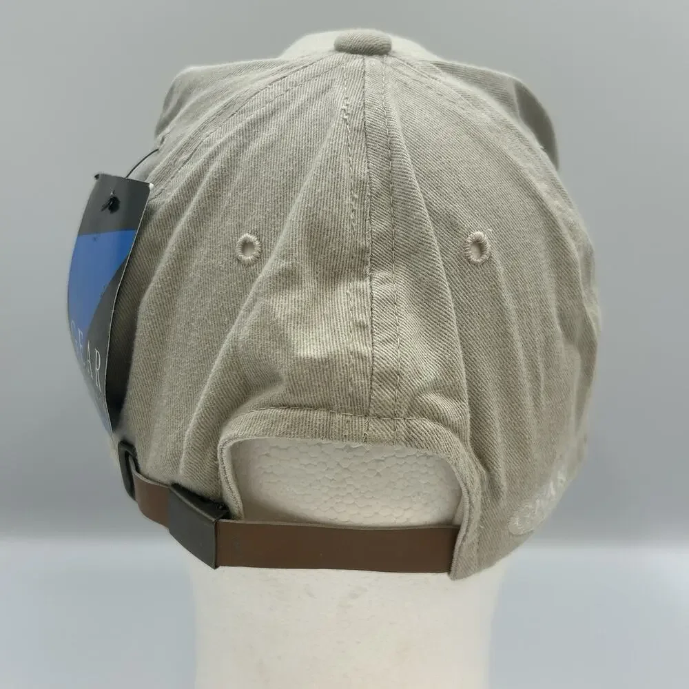 Vintage Wickes Lumber NEW Golf Snapback Baseball Hat Tan Adjustable Casual 1990s